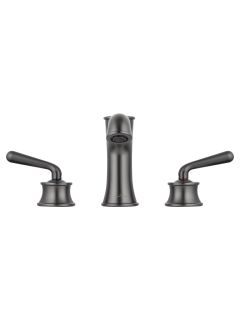 Смеситель для раковины на 3 отверстия Wonzon & Woghand Steam WW-88159008-BGM тёмный графит